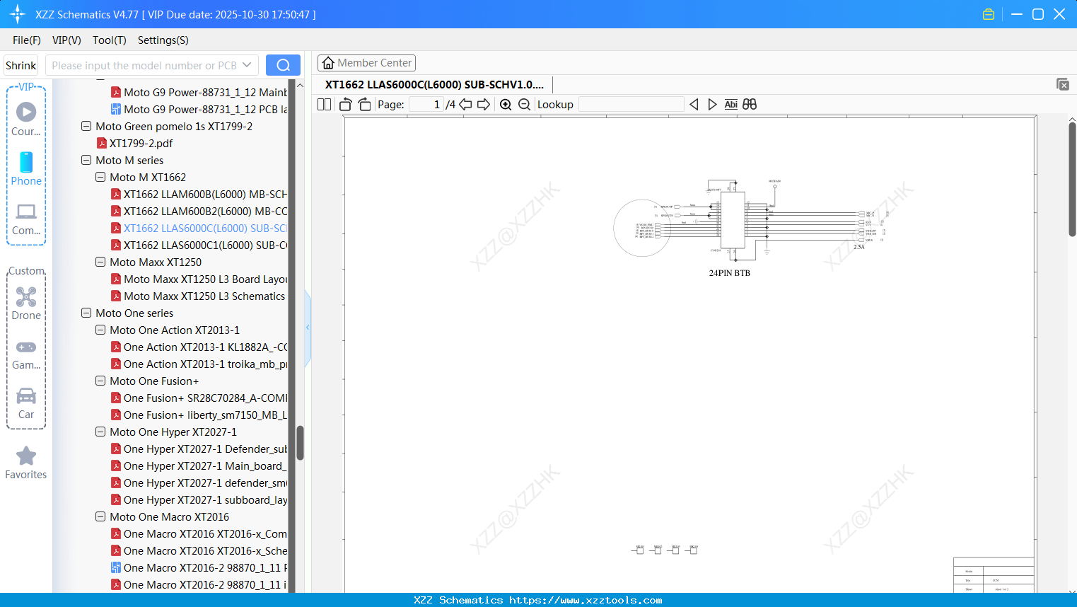 Motorola XT1662 LLAS6000C(L6000) SUB-SCHV1.0